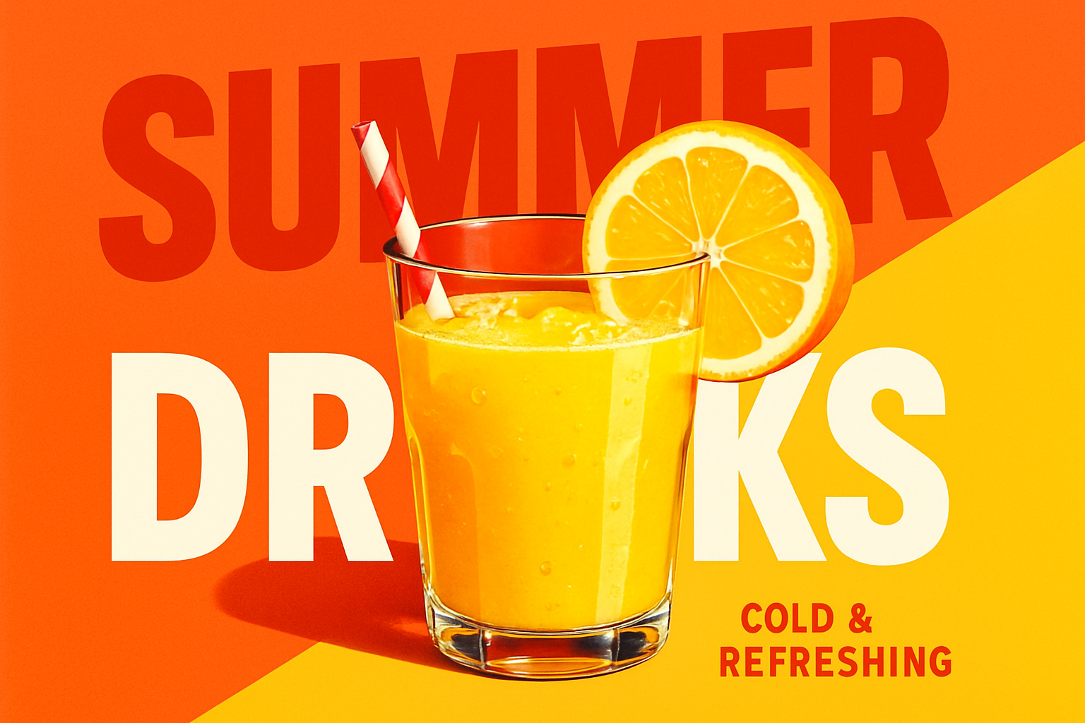 AI Visuals for Woopicx — vibrant summer drinks concept